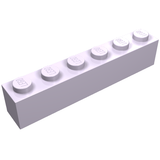LEGO 3009 Brick 1 x 6 in Lavender - Authentic LEGO Part