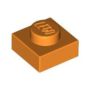 LEGO 3024 Plate 1 x 1 in Orange - Authentic LEGO Part