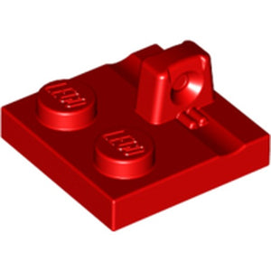 LEGO 92582 Hinge Plate 2 x 2 Locking with 1 Finger on Top in Red - Authentic LEGO Part