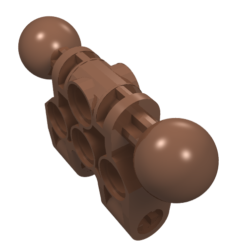 LEGO 47330 Bionicle Vahki Torso Lower Section with 2 Ball Joint and 4 Pin Holes - Main Product Image