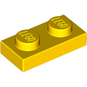 LEGO 3023 Plate 1 x 2 in Yellow - Authentic LEGO Part