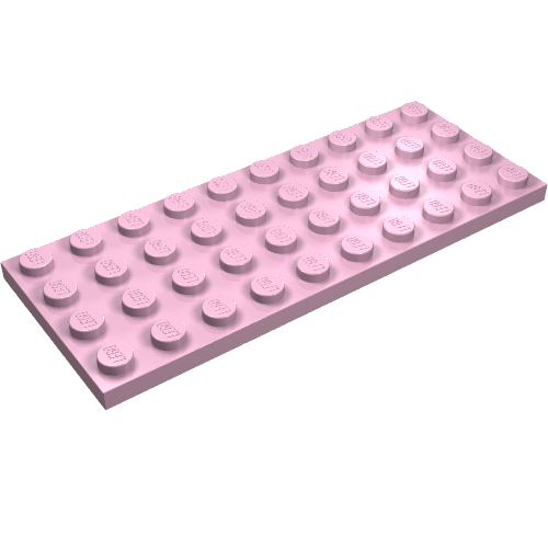 LEGO 3030 Plate 4 x 10 in Bright Pink - Authentic LEGO Part