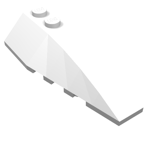 LEGO 41747 Wedge 6 x 2 Right in White - Authentic LEGO Part