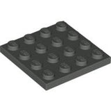 LEGO 3031 Plate 4 x 4 in Dark Gray - Authentic LEGO Part