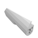 LEGO 11946 Technic, Panel Fairing #21 Very Small Smooth, Side B in White - Authentic LEGO Part