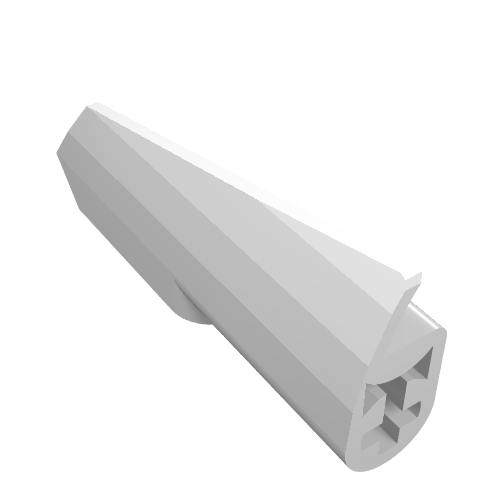 LEGO 11946 Technic, Panel Fairing #21 Very Small Smooth, Side B in White - Authentic LEGO Part