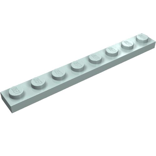 LEGO 3460 Plate 1 x 8 in Light Aqua - Authentic LEGO Part