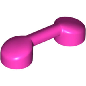 LEGO 6190 Bar 1 x 3 with 2 Stud Receptacles (Radio Handle / Telephone Handset) in Dark Pink - Authentic LEGO Part