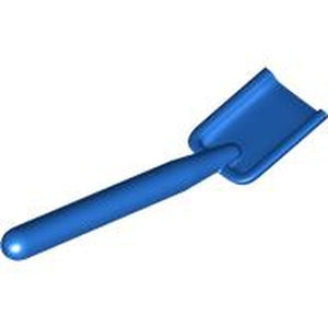 LEGO 3837 Minifigure, Utensil Shovel / Spade - Handle with Round End in Blue - Authentic LEGO Part