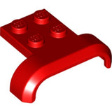 LEGO 28326 Vehicle, Mudguard 4 x 3 x 1 with Arch Curved in Red - Authentic LEGO Part