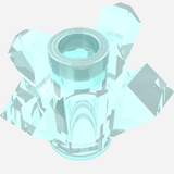 LEGO 11127 Rock 1 x 1 Crystal 4 Point (Brick, Round 1 x 1 with 4 Upward Fins / Points) - Main Product Image