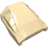 LEGO 44675 Slope, Curved 2 x 2 with Debossed Side Ports in Tan - Authentic LEGO Part