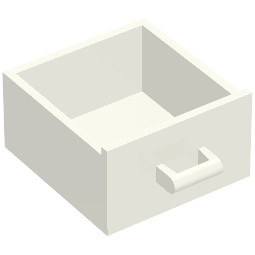 LEGO 6198 Container, Cupboard 4 x 4 x 4 Drawer, Open Handle - Main Product Image