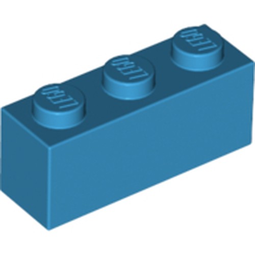 LEGO 3622 Brick 1 x 3 in Dark Azure - Authentic LEGO Part
