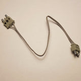 LEGO 766c28 Electric, Wire 12V / 4.5V with 2 Leads, 28 Studs (22cm) Long with 2 Light Gray Electric, Connector, 2-Way Male Squared Narrow Long with Center Post - Main Product Image