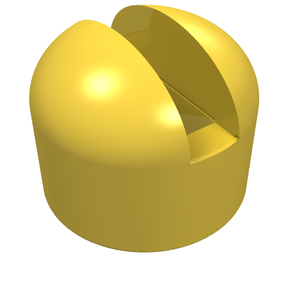 LEGO 4592 Antenna Small Base in Yellow - Authentic LEGO Part