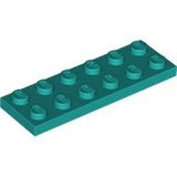 LEGO 3795 Plate 2 x 6 in Dark Turquoise - Authentic LEGO Part