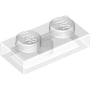 LEGO 3023 Plate 1 x 2 in Trans-Clear - Authentic LEGO Part
