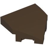 LEGO 66956 Wedge 2 x 2 x 2/3 Pointed in Dark Brown - Authentic LEGO Part