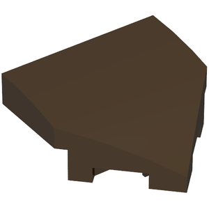 LEGO 66956 Wedge 2 x 2 x 2/3 Pointed in Dark Brown - Authentic LEGO Part