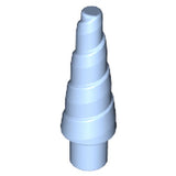 LEGO 89522 Horn, Unicorn / Spiral in Bright Light Blue - Authentic LEGO Part