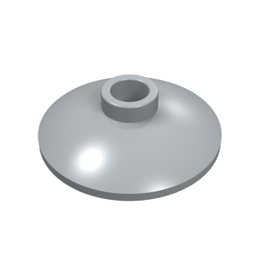 LEGO 4740 Dish 2 x 2 Inverted (Radar) in Light Bluish Gray - Authentic LEGO Part