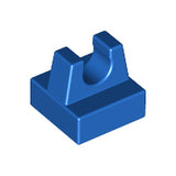 LEGO 2555 Tile, Modified 1 x 1 with Clip in Blue - Authentic LEGO Part