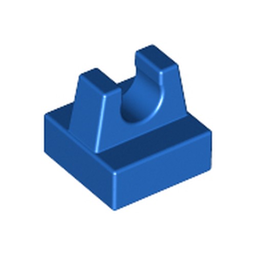 LEGO 2555 Tile, Modified 1 x 1 with Clip in Blue - Authentic LEGO Part
