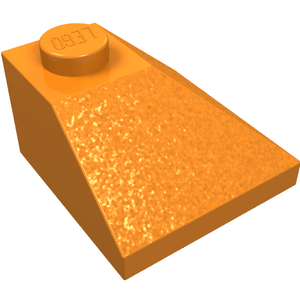 LEGO 3045 Slope 45 2 x 2 Double Convex Corner in Orange - Authentic LEGO Part