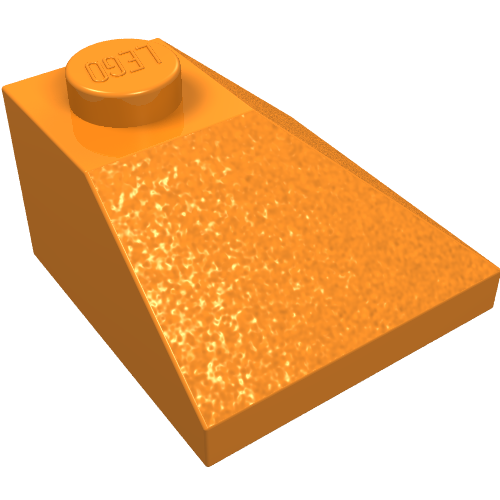 LEGO 3045 Slope 45 2 x 2 Double Convex Corner in Orange - Authentic LEGO Part