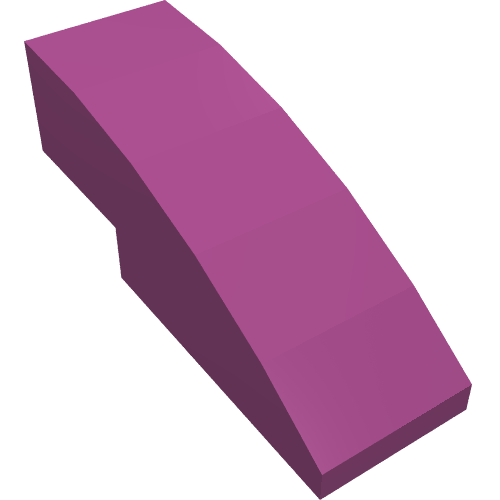 LEGO 50950 Slope, Curved 3 x 1 in Magenta - Authentic LEGO Part