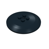 LEGO 44375b Dish 6 x 6 Inverted (Radar) - Solid Studs in Black - Authentic LEGO Part