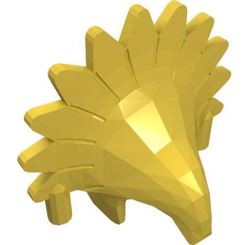 LEGO 30276 Minifigure, Headgear Headdress Jungle - Main Product Image