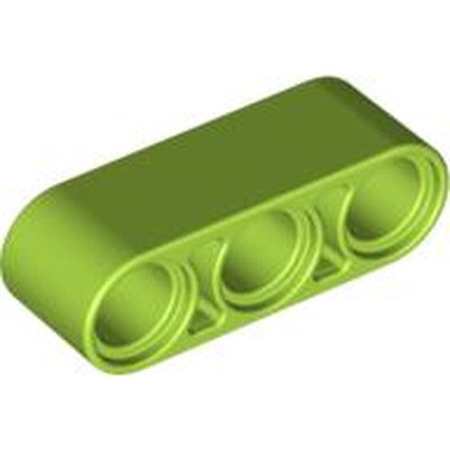 LEGO 32523 Technic, Liftarm Thick 1 x 3 in Lime - Authentic LEGO Part