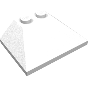 LEGO 4861 Slope 45 3 x 4 Double / 33 in White - Authentic LEGO Part