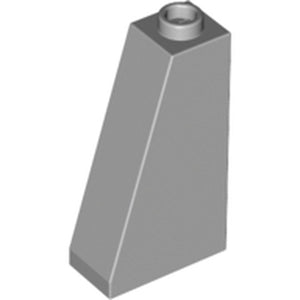 LEGO 4460b Slope 75 2 x 1 x 3 - Hollow Stud in Light Bluish Gray - Authentic LEGO Part