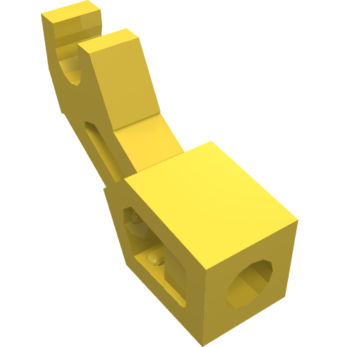 LEGO 98313 Arm Mechanical, Exo-Force / Bionicle, Thick Support in Yellow - Authentic LEGO Part