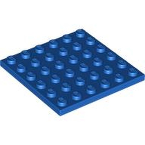 LEGO 3958 Plate 6 x 6 in Blue - Authentic LEGO Part