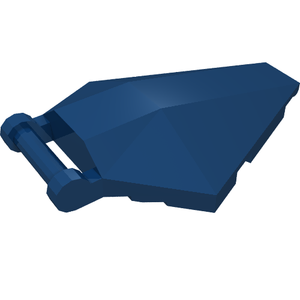 LEGO 27262 Windscreen 6 x 4 x 1 Hexagonal with Bar Handle in Dark Blue - Authentic LEGO Part