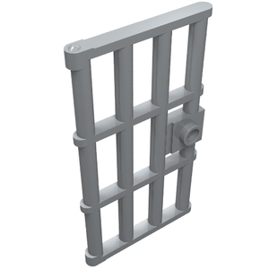 LEGO 60621 Door 1 x 4 x 6 Barred with Stud Handle - Main Product Image