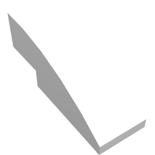 LEGO 50950 Slope, Curved 3 x 1 in White - Authentic LEGO Part