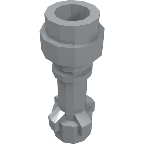 LEGO 64567 Minifigure, Weapon Lightsaber Hilt Straight in Light Bluish Gray - Authentic LEGO Part