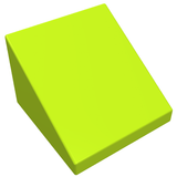 LEGO 54200 Slope 30 1 x 1 x 2/3 in Lime - Authentic LEGO Part