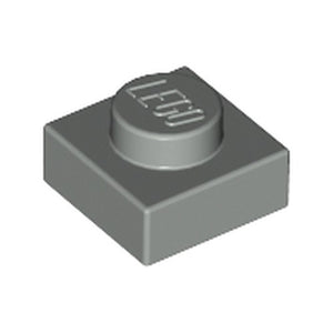 LEGO 3024 Plate 1 x 1 in Light Gray - Authentic LEGO Part