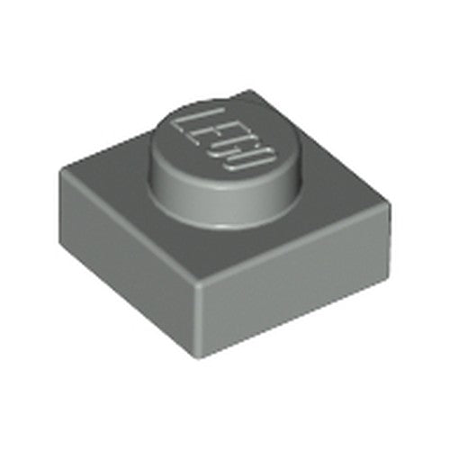 LEGO 3024 Plate 1 x 1 in Light Gray - Authentic LEGO Part