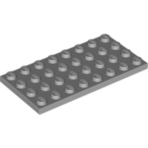 LEGO 3035 Plate 4 x 8 in Light Bluish Gray - Authentic LEGO Part