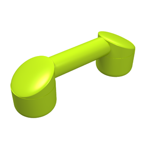 LEGO 6190 Bar 1 x 3 with 2 Stud Receptacles (Radio Handle / Telephone Handset) in Lime - Authentic LEGO Part