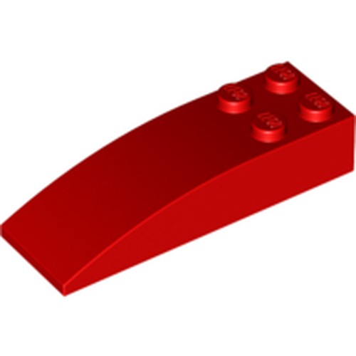 LEGO 44126 Slope, Curved 6 x 2 in Red - Authentic LEGO Part