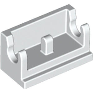 LEGO 3937 Hinge Brick 1 x 2 Base in White - Authentic LEGO Part