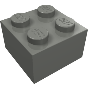 LEGO 3003 Brick 2 x 2 in Dark Bluish Gray - Authentic LEGO Part